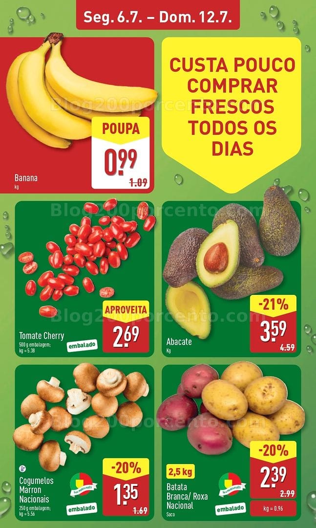 Antevisão Folheto ALDI Promoções de 6 a 12 julho